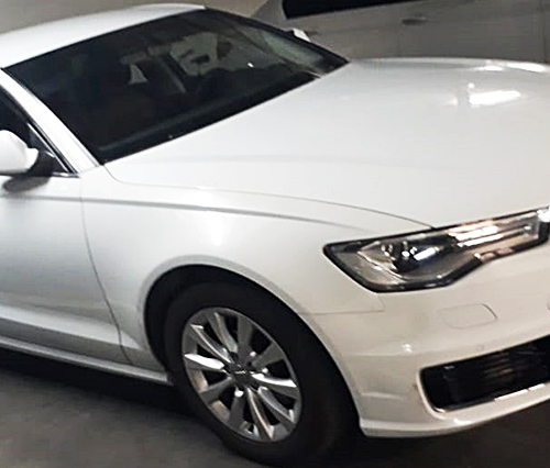 Audi A6 White Rental in Dubai