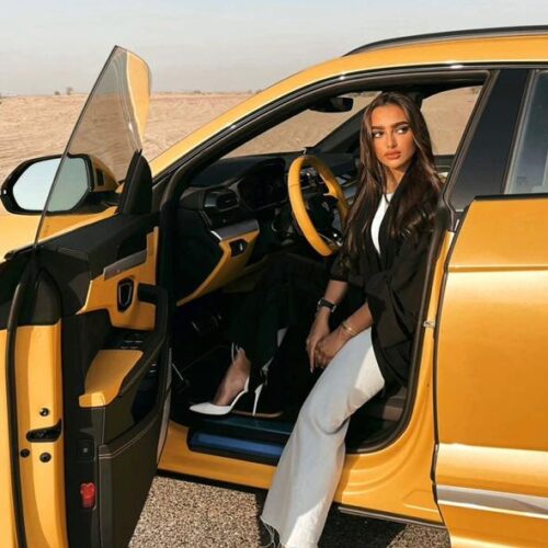 Celebrity Driving Urus from X Car Rental