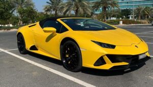 Lamborghini Huracan EVO Spyder Rental Dubai