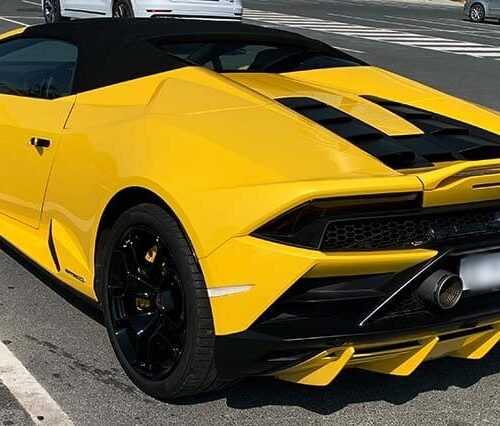 Lamborghini Huracan EVO Spyder Rental Dubai Price
