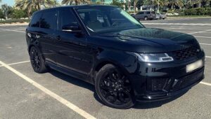 Range Rover Sport 2021 Black Edition Rental Dubai