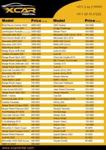 X-Car-Rental-Dubai-Price-List