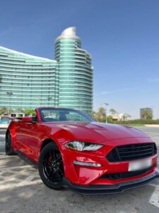 Mustang Convertible Rental Dubai
