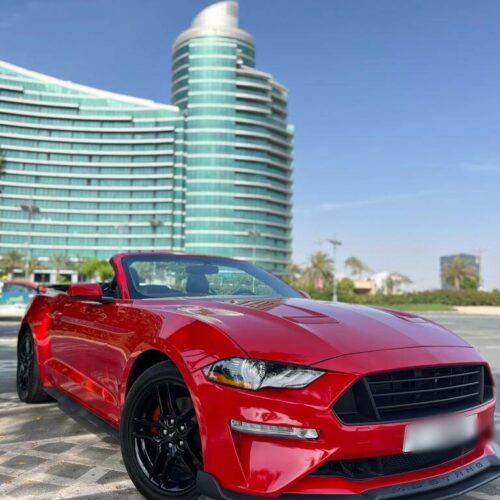 Mustang Convertible Rental Dubai