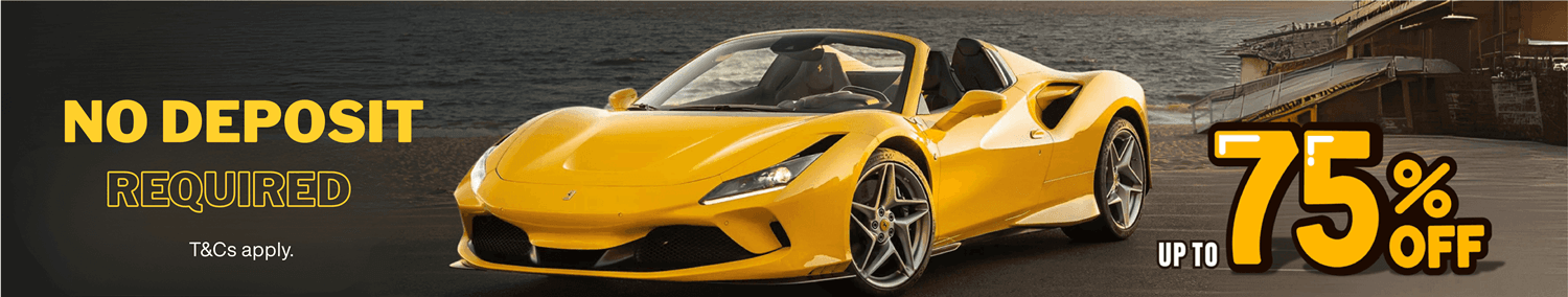 Car Rental Dubai Without Deposit Offer Banner 2026